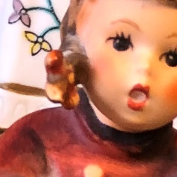 VINTAGE SCHMID BROS WIND UP  TURNING ANGEL ACCORDIAN  HUMMEL CANDLE HOLDERS - Picture 8 of 8